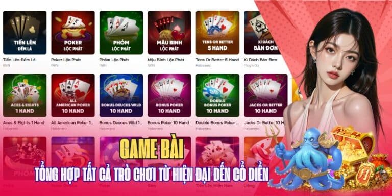 Tổng quan game bài tại nhà cái Red88