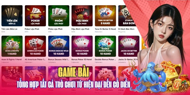 Tổng quan game bài tại nhà cái Red88